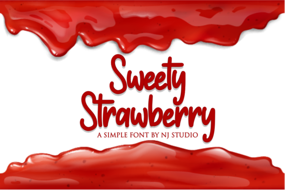 Sweety Strawberry Font