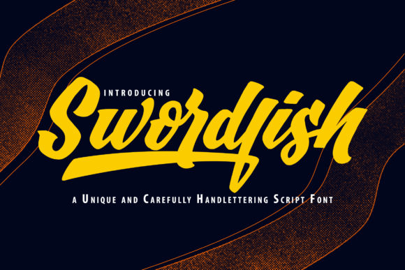 Swordfish Font Poster 1