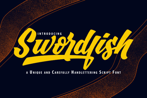 Swordfish Font Poster 1