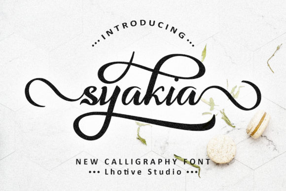 Syakia Font Poster 1