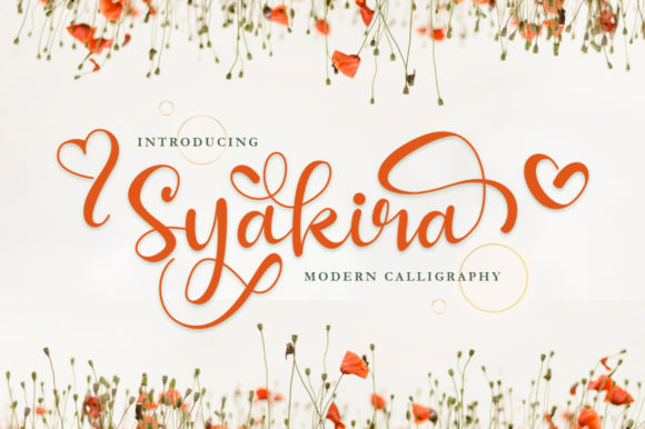Syakira Font Poster 1