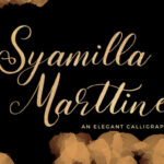 Syamilla Marttine Font Poster 1