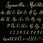 Syamilla Marttine Font Poster 2