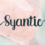 Syantic Font Poster 1