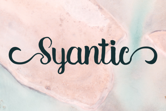Syantic Font Poster 1