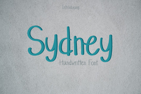 Sydney Font Poster 1