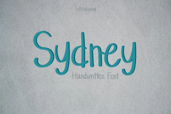Sydney Font Poster 1