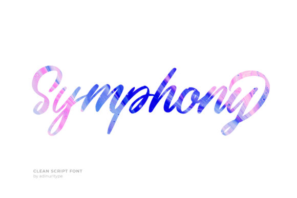Symphony Font Poster 1