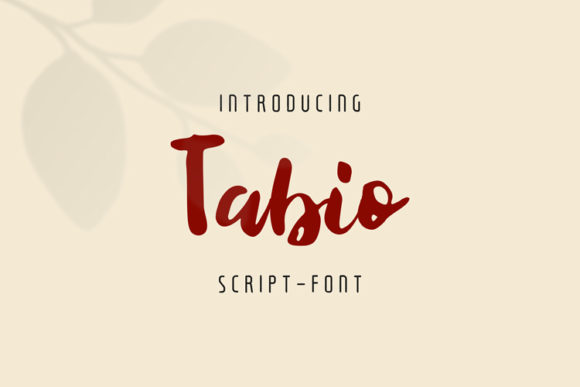 Tabio Font Poster 1