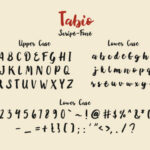 Tabio Font Poster 4