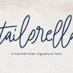 Tailorella Font Poster 1