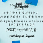 Tails Mermaid Font Poster 6