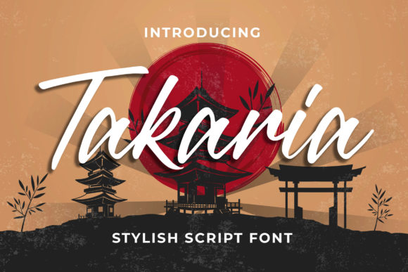 Takaria Font Poster 1