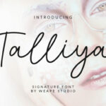 Talliya Font Poster 1