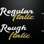 Talmano Font Poster 2