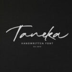 Taneka Font Poster 1