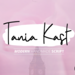 Tania Kast Font Poster 1