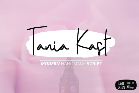 Tania Kast Font Poster 1