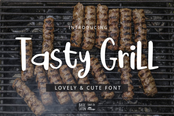 Tasty Grill Font Poster 1