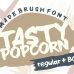 Tasty Popcorn Font Poster 1
