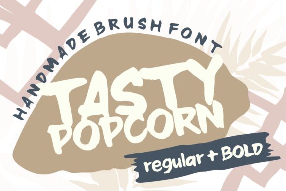 Tasty Popcorn Font Poster 1