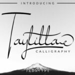 Taylilla Font Poster 1