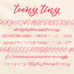 Teeny Tiny Font Poster 9