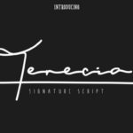 Terecia Font Poster 1