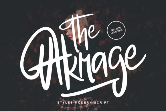 The Akrage Font