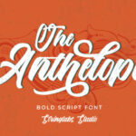 The Anthelope Font Poster 1