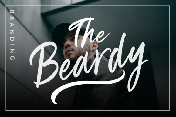 The Beardy Font Poster 1