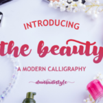 The Beauty Font Poster 1