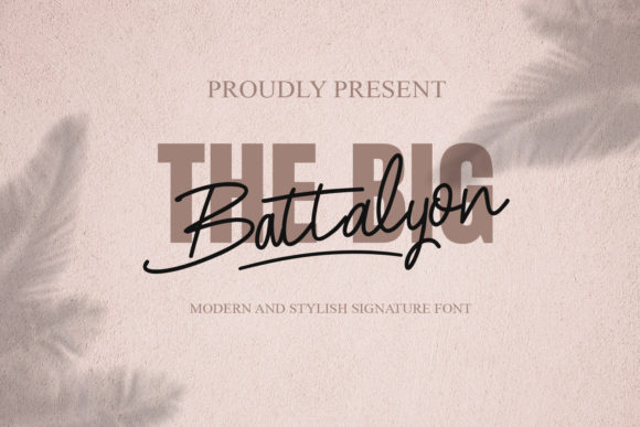 The Big Battalyon Font