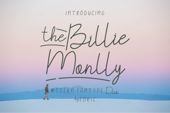 The Billie Monlly Font Poster 1