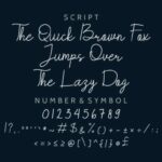 The Billie Monlly Font Poster 4