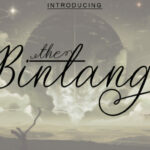 The Bintang Font Poster 1
