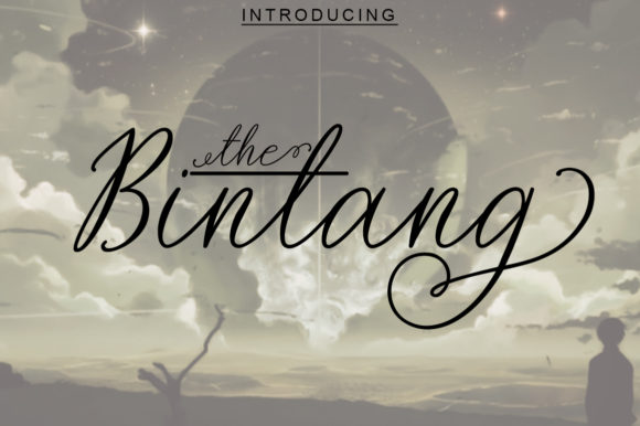 The Bintang Font Poster 1