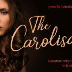The Carolisa Font Poster 1