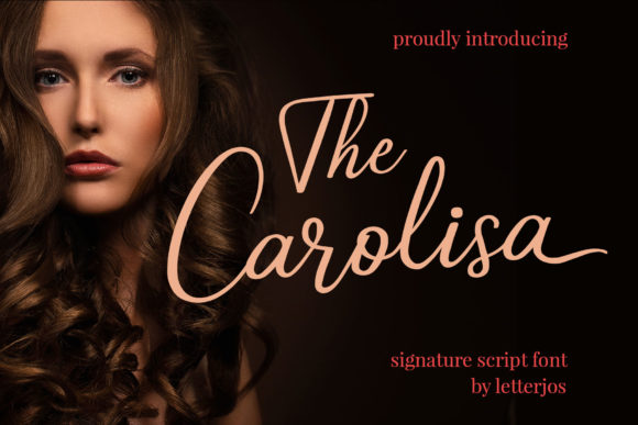 The Carolisa Font Poster 1