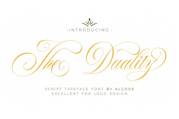 The Duality Font Poster 1
