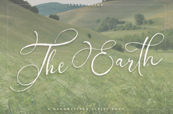 The Earth Font Poster 1