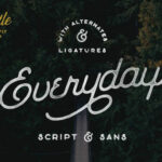 The Everyday Font Poster 1