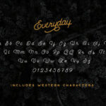 The Everyday Font Poster 4