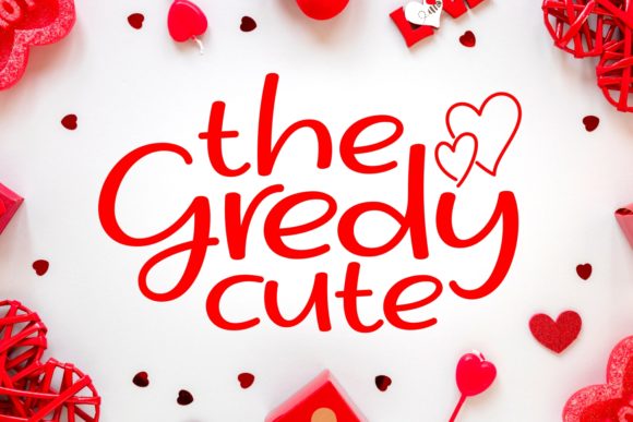 The Gredy Cute Font Poster 1