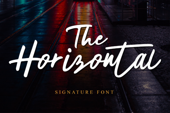 The Horizontal Font