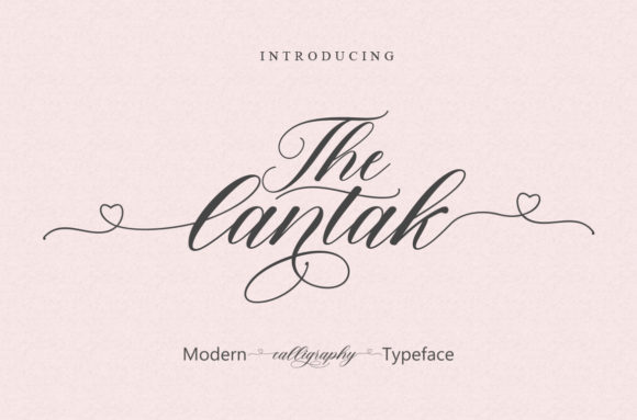 The Lantak Font Poster 1