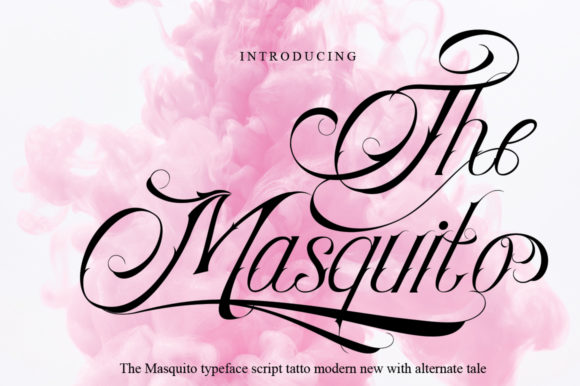 The Masquito Font Poster 1
