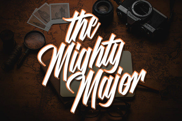 The Mighty Major Font Poster 1