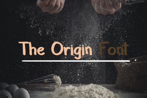 The Origin Font Poster 1