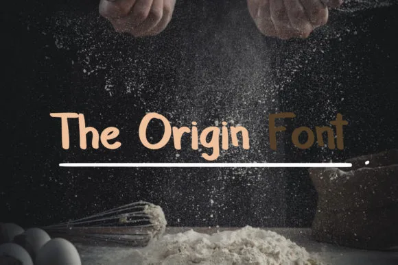 The Origin Font The Origin Font Poster 1